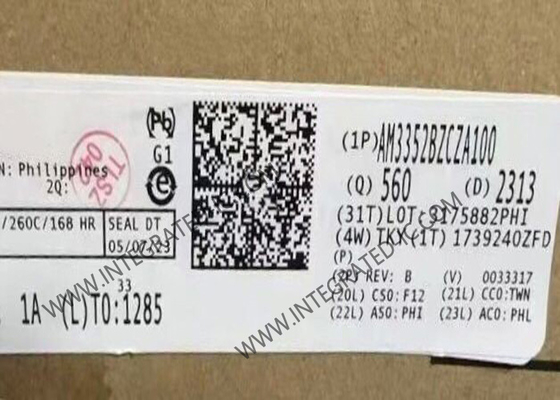 800MHz Mikrodenetleyici MCU AM3352BZCZA100 Mikroişlemciler Çip NFBGA324 IC Çip