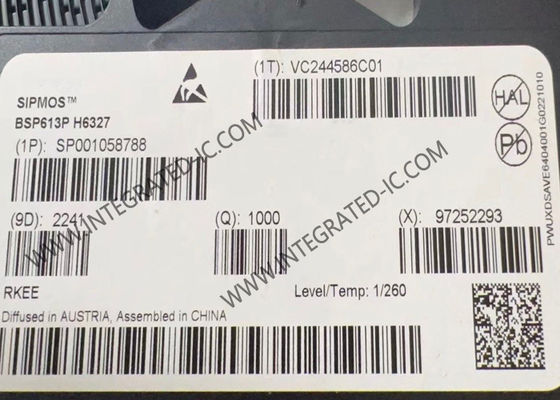 BSP613P Entegre Devre Çip 60V P-Kanal Geliştirme SIPMOS Güç MOSFET Transistörü