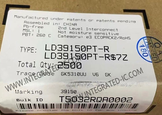 LD39150PT Entegre Devre Çipi Ultra Düşük Düşüşlü BiCMOS Voltaj Regülatörü