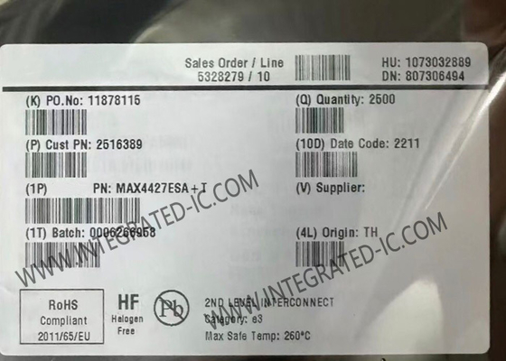Entegre devreler çipi MAX4427ESA Çift Yüksek Hızlı 1.5A MOSFET Sürücüleri SOIC8