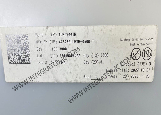 Sensör IC ACS780LLRTR-050B-T 200μΩ Akım iletkenli Akım Sensörü