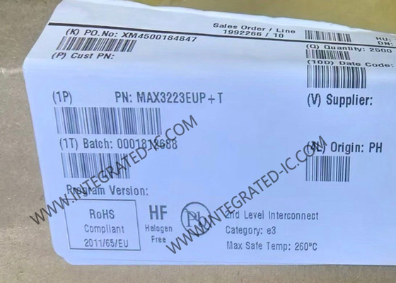MAX3223EUP Entegre Devre Çipi 250kbps RS-232 Alıcı-Vericiler Otomatik Kapatma Özelliğiyle