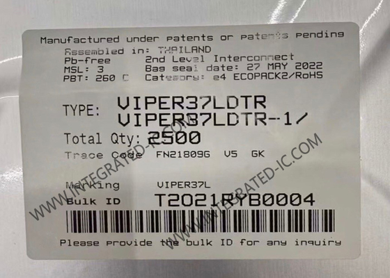 VIPER37LDTR Entegre Devre Çipi Yüksek Performanslı Sabit Frekanslı Çevrimleyici