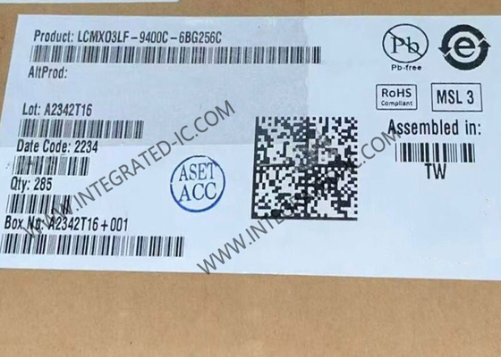 MachXO3 FPGA IC LCMXO3LF-9400C-6BG256C Entegre Devre Yongası 256-LFBGA IC Yongaları