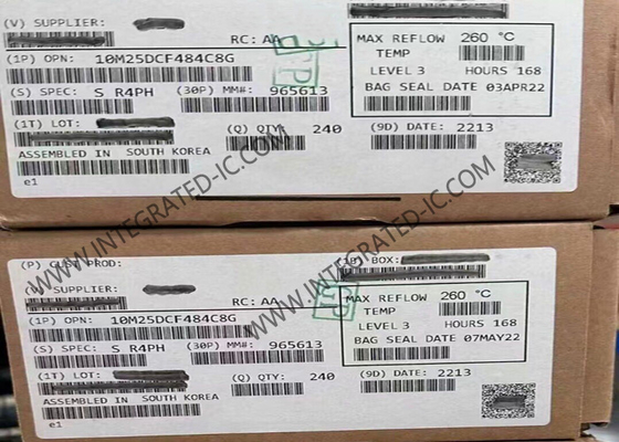 Alan Programlanabilir Geçit Dizisi 10M25DCF484C8G 675kbit FBGA-484 1.2V MAX 10 Alan Programlanabilir Geçit Dizisi