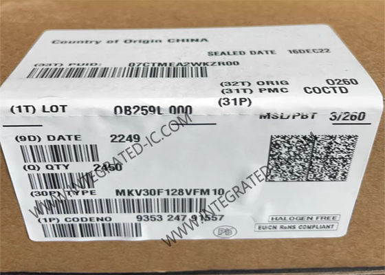 Mikrodenetleyici MCU MKV30F128VFM10 100MHz 32 Bit Mikrodenetleyici IC 32-HVQFN