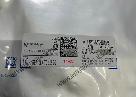LM2575HVSX-12 Entegre Devre Çipi SIMPLE SWITCHER 1A Step-Down Voltaj Regülatörü
