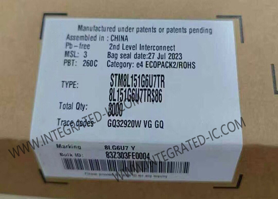 STM8L151G6U7TR Mikro denetleyici MCU 8-Bit 16MHz STM8L EnergyLite Mikro denetleyici IC 28-UFQFPN