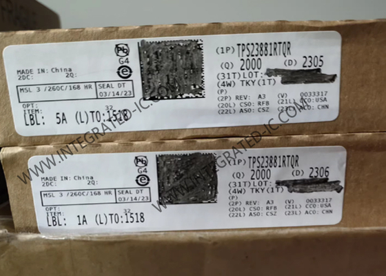 TPS23881RTQR Entegre Devre Çipi 8 Kanallı PoE 2 PSE Kontrol Cihazı Ethernet Üzerinden Güç