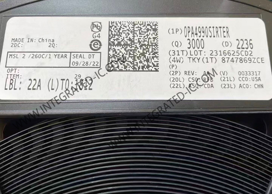 OPA4990SIRTER Entegre Devre Çipi 40V İşlemsel Yükselteç WQFN16 Düşük Güç Op Amp IC