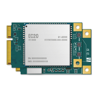 EC20CEFILG-MINIPCIE-C Kablosuz İletişim Modülü Mini PCIe LTE Cat 4 Modülü M2M ve IoT Uygulamaları İçin