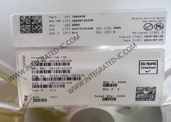 A89301GESSR Entegre Devre Çipi BLDC Motor Sürücüsü 50V Düşük Gürültülü FOC Motor Kontrol Cihazı