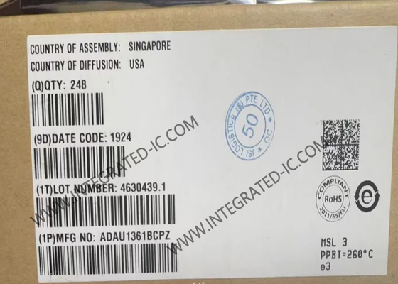 ADAU1361BCPZ Entegre Devre Çip Stereo Düşük Güçlü 96 kHz Entegre PLL ile 24 Bit Ses Kodesi