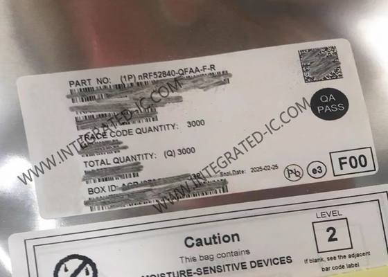 NRF52840-QFAA-F-R BT IC BT 5.3 SoC IEEE 802.15.4-2006 2.4 GHz Alıcı-Verici