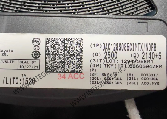 DAC128S085CIMTX Entegre Devre Çip 12 Bit Dijital Analog Dönüştürücü TSSOP16