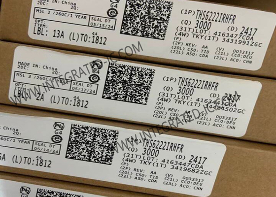 THS6222IRHFR Entegre Döngü Çip Farklılık Hat Sürücüsü Amplifier VQFN24