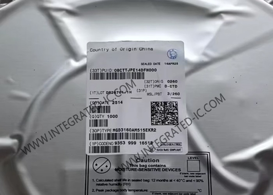 MGD3160AM515EKR2 SiC MOSFET'ler için Entegre Devre Çip 15A Gelişmiş Geçit Sürücüsü
