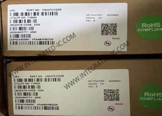 CS4272-CZZR Entegre Devre Çip 24 Bit 192kHz Entegre Stereo Ses CODEC