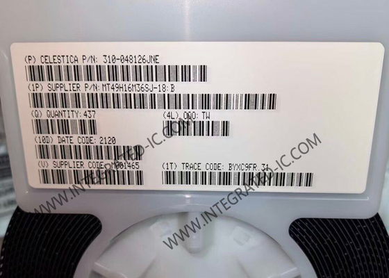 MT49H16M36SJ-18:B Hafıza IC Çip 576Mbit CIO RLDRAM 2 DRAM Hafıza IC FBGA144