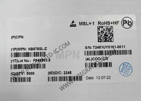 NB675GL Entegre Döngü Çip 10A 24V COT Senkronizasyon Buck Değiştiricisi QFN21