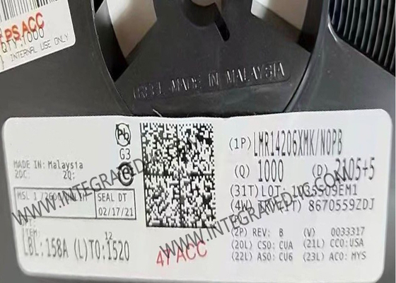 LMR14206XMK Entegre Devre Çip 600mA 1.25MHz Step-Down Voltage Regulator