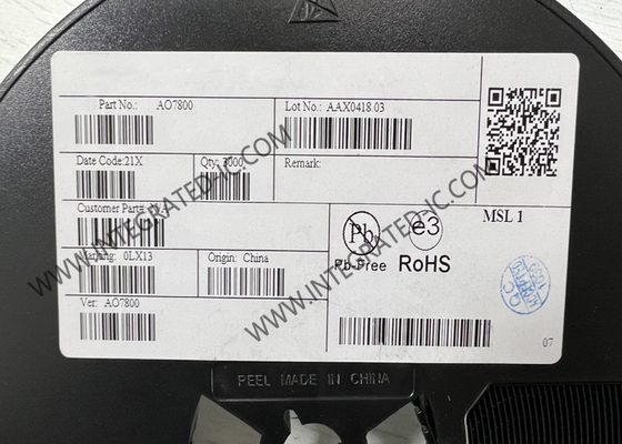 AO7800 Entegre Devre Çipi 20V Çift N-Kanal MOSFET Transistörleri Düşük Voltajlı MOSFET'ler