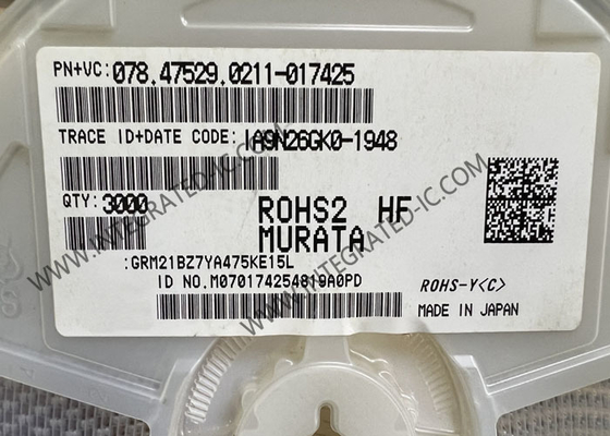 GRM21BZ7YA475KE15L Entegre Devre Çipi 4.7µF Çip Çok Katmanlı Seramik Kapasitörler