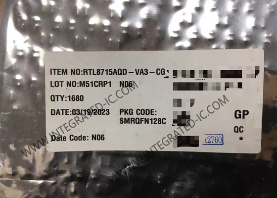 RTL8715AQD-VA3-CG Kablosuz İletişim Modülü Wi-Fi IP Kamera SoC Kablosuz Ağ Kamera SoC