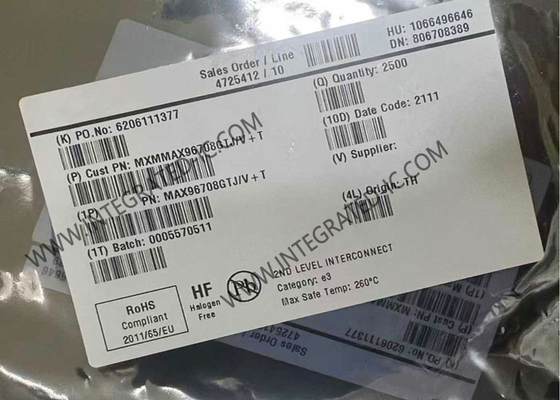 MAX96708GTJ Entegre Devre Çip 14 Bit GMSL Deserializer Coax Girişi ile