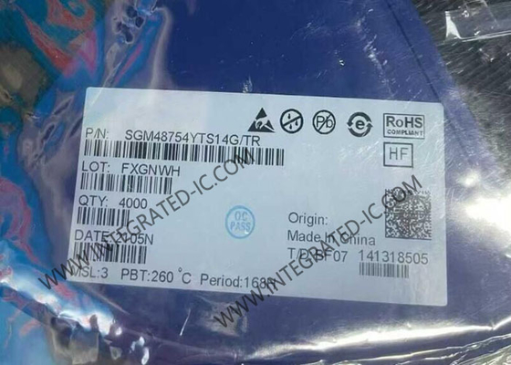 SGM48754YTS14G 	Entegre Devre Çipi Dörtlü SPST CMOS Analog Anahtar TSSOP14