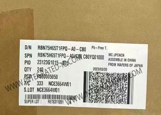 RBN75H65T1FPQ-A0 Entegre Devre Çip 650V 75A Trench IGBT Transistörleri TO-247-3