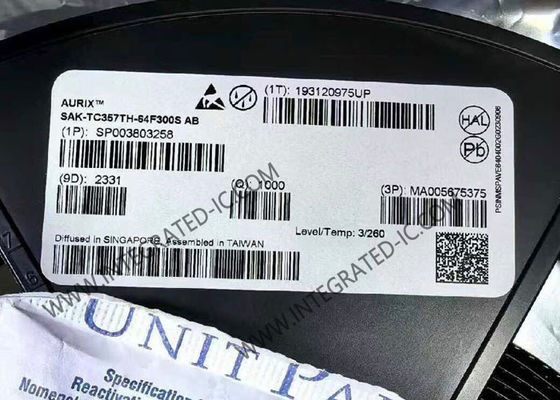 SAK-TC357TH-64F300S AB Mikrodenetleyici MCU IC, 3 Çekirdek, 300MHz Hız ve 4MB Flaş Bellek