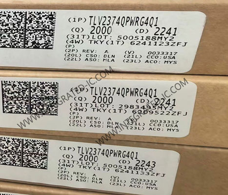 TLV2374QPWRG4Q1 Otomotiv Dörtlü 16V 3MHz 4 Kanal İşlemsel Yükselteç Entegre Devre Çipi