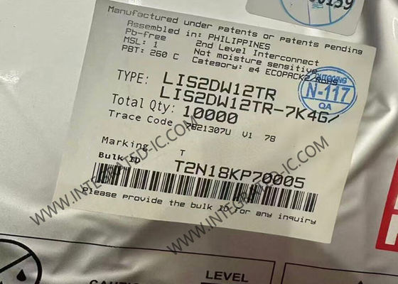 LIS2DW12TR Sensör IC Yüksek Performanslı Ultra Düşük Güçlü 3 Eksenli İvmeölçer LGA-12