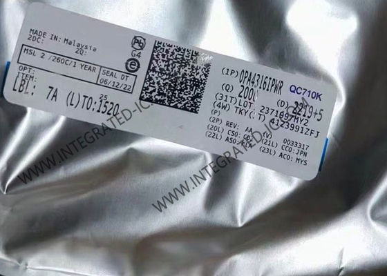 OPA4316IPWR Entegre Devre Çip 10MHz Quad RRIO Operasyonel Güçlendirici TSSOP-14