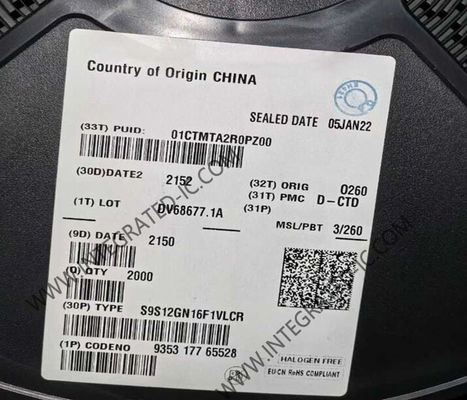 S9S12GN16F1VLCR 16 Bit HCS12 Mikro Denetleyici MCU, LQFP32 Paketinde 25MHz Hız ve 16 kB Program Bellek