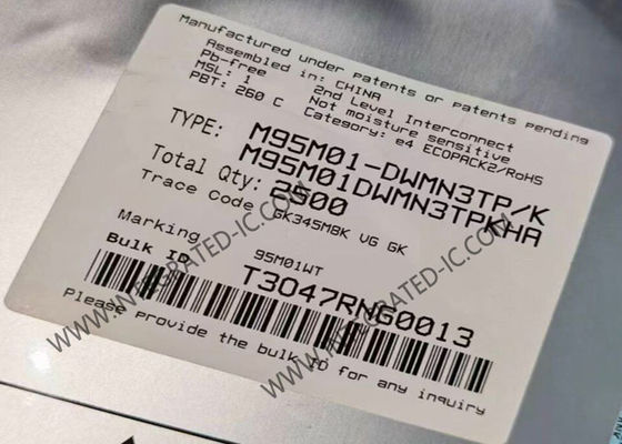 M95M01-DWMN3TP/K Bellek Entegre Devresi 1Mbit EEPROM Bellek Entegre Devresi Yüksek Hızlı Saat ile