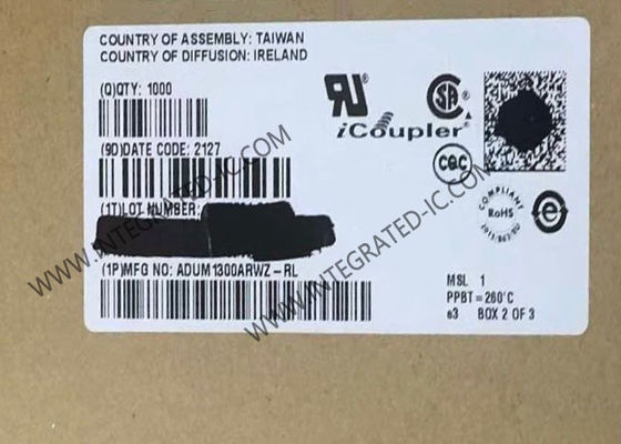 ADUM1300ARWZ Entegre Devre Çipi Dijital İzolatör, 2500Vrms İzolasyonlu, Üç Kanallı ve 1 Mb/s Veri Hızına Sahip, SOIC16 Kılıfında