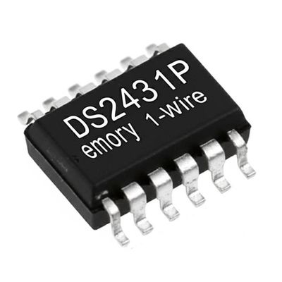 DS2431P 1024-Bit 1-Kablolu EEPROM Bellek IC Çip TSOC-6 Paketi ve 256 x 4 Organizasyon