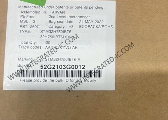 STM32H750IBT6 480MHz Hızlı 128KB FLASH ve 1.62V ila 3.6V Çalışma Voltajı ile Mikro Denetleyici MCU