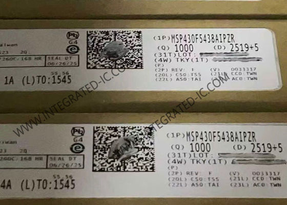 MSP430F5438AIPZR Mikrodenetleyici MCU Yüksek Performanslı 16-Bit 25MHz Mikrodenetleyici