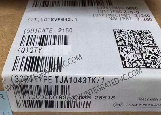 TJA1043TK Entegre Devre Çipi 5Mbps Yüksek Hızlı CAN Alıcı-Verici, HVSON14 Kılıf ve ISO 11898-2:2003 Uyumluluğu