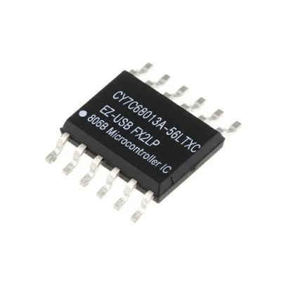 CY7C68013A-56LTXC Mikrodenetleyici MCU, Yüksek Hızlı USB 2.0, 8051 Mikroişlemci ve 480 Mb/s Veri Hızı ile