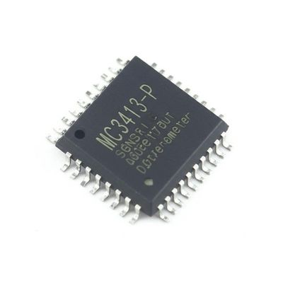 MC3413-P Düşük Gürültülü 3 Eksenli İvmeölçer Sensör Entegre Devresi (IC), VLGA-12 Kılıf ve 8 ila 14-bit Çözünürlük ile