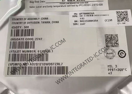 AD2S1210WDSTZ Entegre Döngü Çip Değişken Çözünürlüklü Referans Ossilatörü İçin Ar-Ge Değiştiricisi