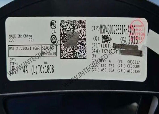 MSP430G2955IRHA40R 16-Bit Mikrodenetleyici MCU, 16MHz Saat Hızı ve 56 kB Program Belleği ile