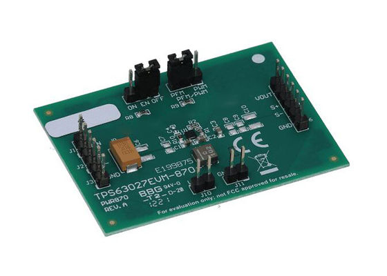 TPS63027EVM-870 Gömülü Çözümler TPS63027 Buck Boost Converter Değerlendirme Modülü