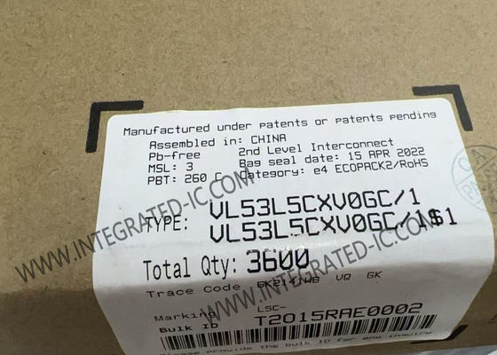 VL53L5CXV0GC Sensör IC 2.8V - 3.3V Uçuş Süresi Yakınlık Sensörü