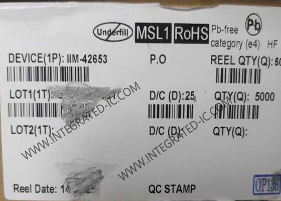 IIM-42653 Algılayıcı IC 6 Eksenli Akıllı Endüstriyel Hareket Takibi MEMS Cihazı LGA-14