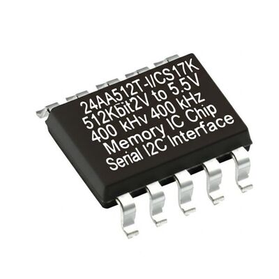 24AA512T-I/CS17K 512Kbit 1.7V ila 5.5V 400 kHz Memory IC Chip Serial EEPROM I2C Arayüzü ile